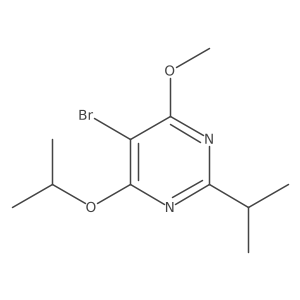 5-Bromo-4-isopropoxy-2-isopropyl-6-methoxypyrimidine Structure