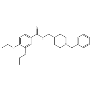 N-[(1-benzylpiperidin-4-yl)methyl]-3,4-diethoxybenzamide结构式