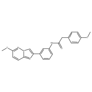 N-(3-(6-methoxyimidazo[1,2-b]pyridazin-2-yl)phenyl)-2-(4-methoxyphenyl)acetamide Structure
