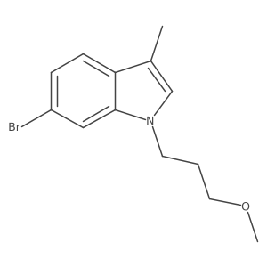 6-Bromo-1-(3-methoxypropyl)-3-methyl-1h-indole结构式