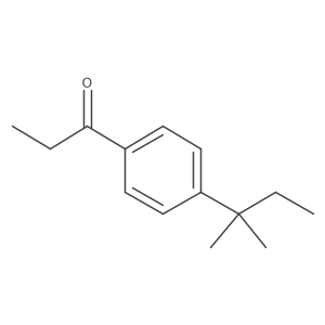 1-(4-(Tert-pentyl)phenyl)propan-1-one结构式