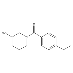 1-(4-Ethylbenzoyl)piperidin-3-ol结构式