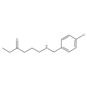 Methyl 4-((4-chlorobenzyl)amino)butanoate结构式