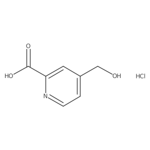 4-(Hydroxymethyl)pyridine-2-carboxylic acid hydrochloride Structure
