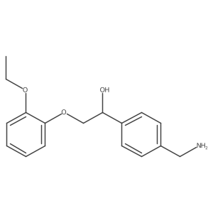 4-(Aminomethyl)-I+/--[(2-ethoxyphenoxy)methyl]benzenemethanol结构式