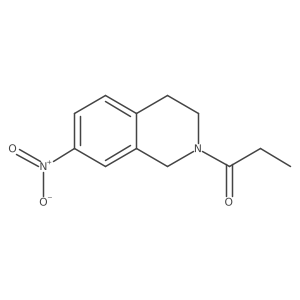 1-(7-nitro-3,4-dihydroisoquinolin-2(1H)-yl)propan-1-one Structure