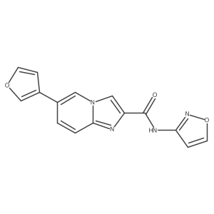 6-(furan-3-yl)-N-(1,2-oxazol-3-yl)imidazo[1,2-a]pyridine-2-carboxamide Structure