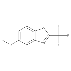 5-Methoxy-2-(trifluoromethyl)benzo[d]thiazole结构式