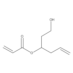 (1R)-1-(2-Hydroxyethyl)-3-buten-1-yl 2-propenoate结构式