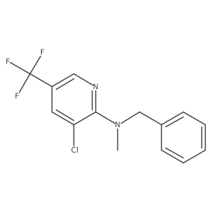 N-benzyl-3-chloro-N-methyl-5-(trifluoromethyl)pyridin-2-amine Structure