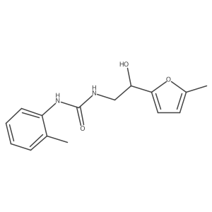 1-(2-Hydroxy-2-(5-methylfuran-2-yl)ethyl)-3-(o-tolyl)urea Structure
