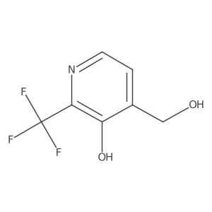 3-Hydroxy-2-(trifluoromethyl)pyridine-4-methanol Structure
