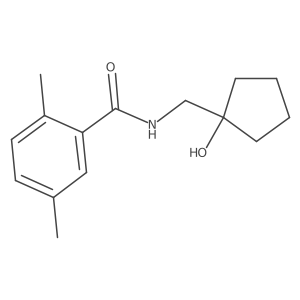 N-[(1-hydroxycyclopentyl)methyl]-2,5-dimethylbenzamide结构式