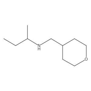 (Butan-2-yl)[(oxan-4-yl)methyl]amine结构式
