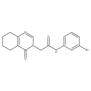 N-(3-bromophenyl)-2-(4-oxo-3,4,5,6,7,8-hexahydroquinazolin-3-yl)acetamide Structure