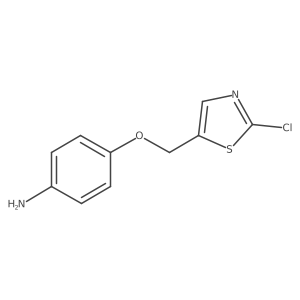 4-[(2-Chloro-1,3-thiazol-5-yl)methoxy]aniline结构式