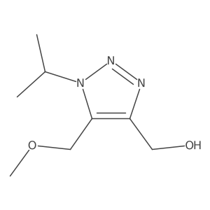 [5-(methoxymethyl)-1-(propan-2-yl)-1H-1,2,3-triazol-4-yl]methanol Structure