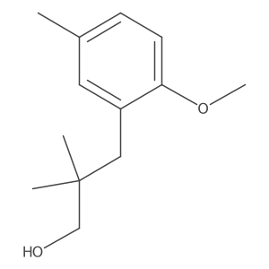 3-(2-Methoxy-5-methylphenyl)-2,2-dimethylpropan-1-ol Structure
