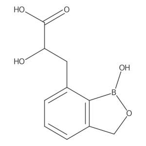 1,3-Dihydro-alpha,1-dihydroxy-2,1-benzoxaborole-7-propanoic acid Structure