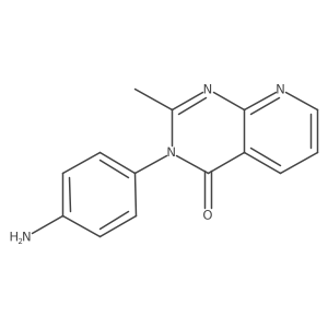 3-(4-aminophenyl)-2-methylpyrido[2,3-d]pyrimidin-4(3H)-one Structure