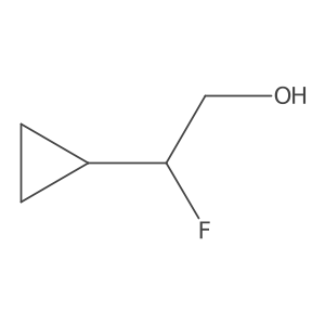 (R)-2-Cyclopropyl-2-fluoroethan-1-ol Structure