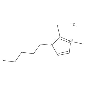 1-Pentyl-2,3-dimethylimidazolium chloride Structure