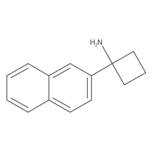 1-(2-Naphthyl)cyclobutanamine结构式