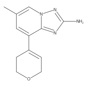 8-(3,6-dihydro-2H-pyran-4-yl)-6-methyl-[1,2,4]triazolo[1,5-a]pyridin-2-amine Structure