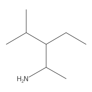3-Ethyl-4-methylpentan-2-amine Structure