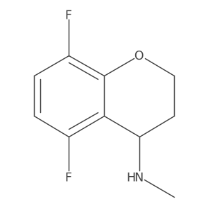 5,8-difluoro-N-methylchroman-4-amine Structure