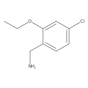 (4-Chloro-2-ethoxyphenyl)methanamine Structure