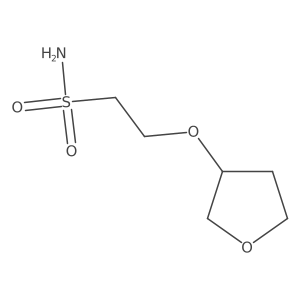 2-(Oxolan-3-yloxy)ethane-1-sulfonamide Structure