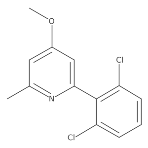 2-(2,6-Dichlorophenyl)-4-methoxy-6-methylpyridine结构式