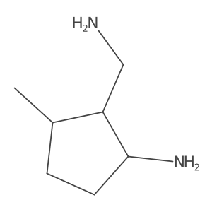 2-(Aminomethyl)-3-methylcyclopentan-1-amine Structure