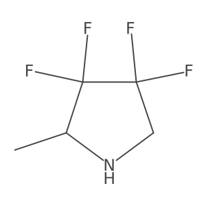 3,3,4,4-Tetrafluoro-2-methylpyrrolidine结构式