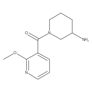 (3-Aminopiperidin-1-yl)(2-methoxypyridin-3-yl)methanone Structure