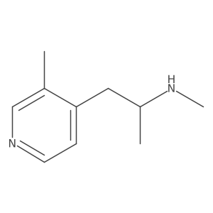 4-Pyridineethanamine, N,I+/-,3-trimethyl-结构式
