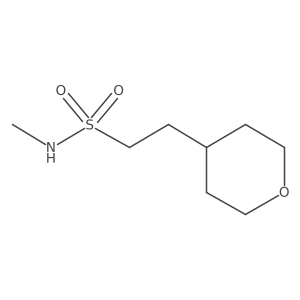 N-methyl-2-(tetrahydro-2H-pyran-4-yl)ethanesulfonamide Structure