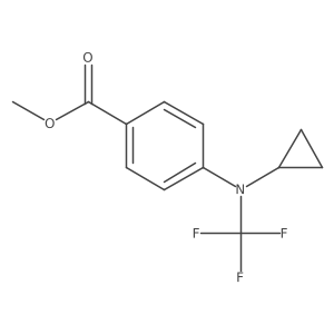 Methyl 4-(cyclopropyl(trifluoromethyl)amino)benzoate Structure