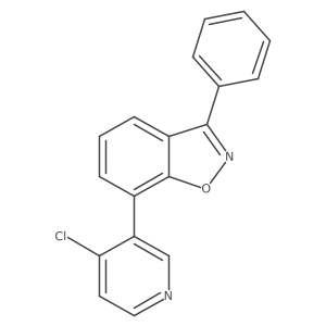 7-(4-Chloropyridin-3-yl)-3-phenyl-1,2-benzoxazole Structure