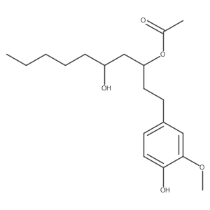 [6]-Gingerdiol 3-monoacetate结构式