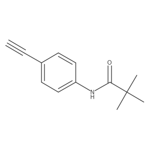 N-(4-ethynylphenyl)-2,2-dimethylpropanamide Structure