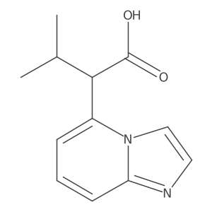 2-{Imidazo[1,2-a]pyridin-5-yl}-3-methylbutanoic acid Structure