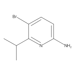 5-Bromo-6-isopropylpyridin-2-amine Structure