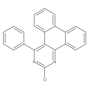 2-Chloro-4-phenyldibenzo[f,h]quinazoline Structure