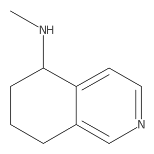 5,6,7,8-Tetrahydro-n-methyl-5-isoquinolinamine Structure