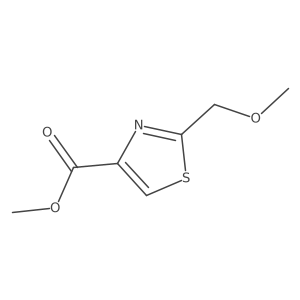 Methyl 2-(Methoxymethyl)thiazole-4-carboxylate结构式