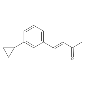 4-(3-Cyclopropylphenyl)but-3-en-2-one Structure
