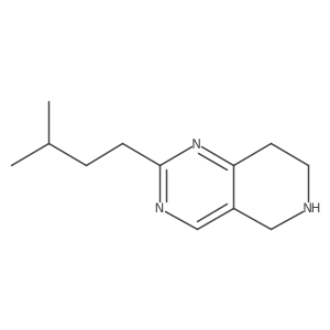 2-(3-methylbutyl)-5H,6H,7H,8H-pyrido[4,3-d]pyrimidine Structure