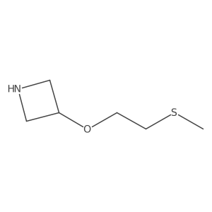 3-[2-(Methylsulfanyl)ethoxy]azetidine Structure